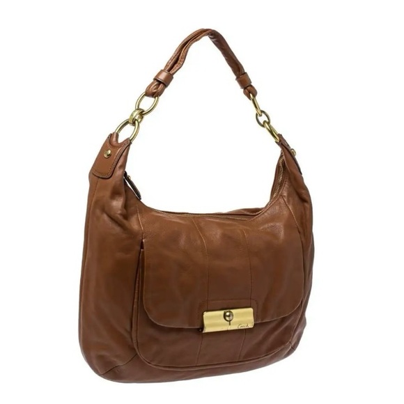 Coach Brown and Tan Hobo Bag - Picture 2 of 5